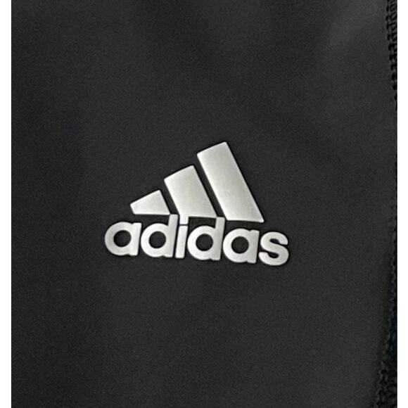 ADIDAS  TECHFIT CLIMALITE HI-RISE ACTIVEWEAR CAPRIS, WOMENS, L, BLACK-TEAL TRIM - Picture 9 of 12